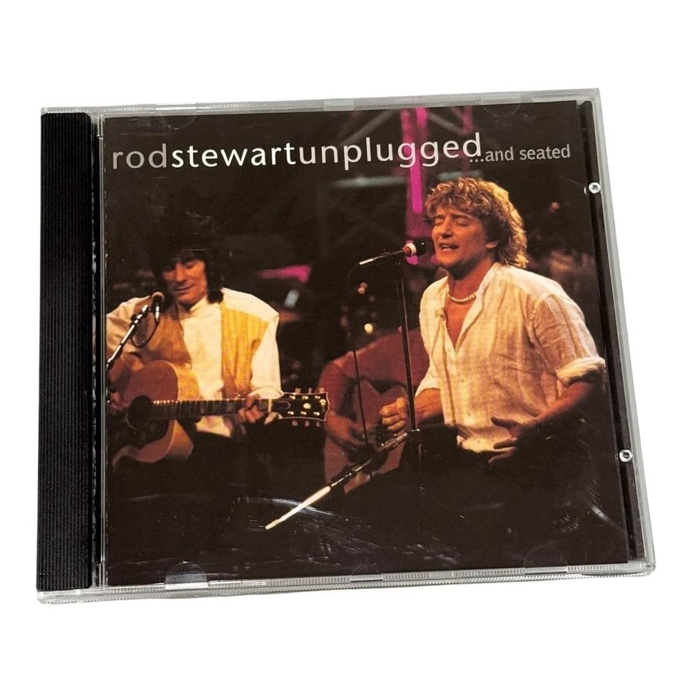 Rod Stewart CD Unplugged and Seated Album Rock Pop Music 1993 Ronnie Wood Guest
